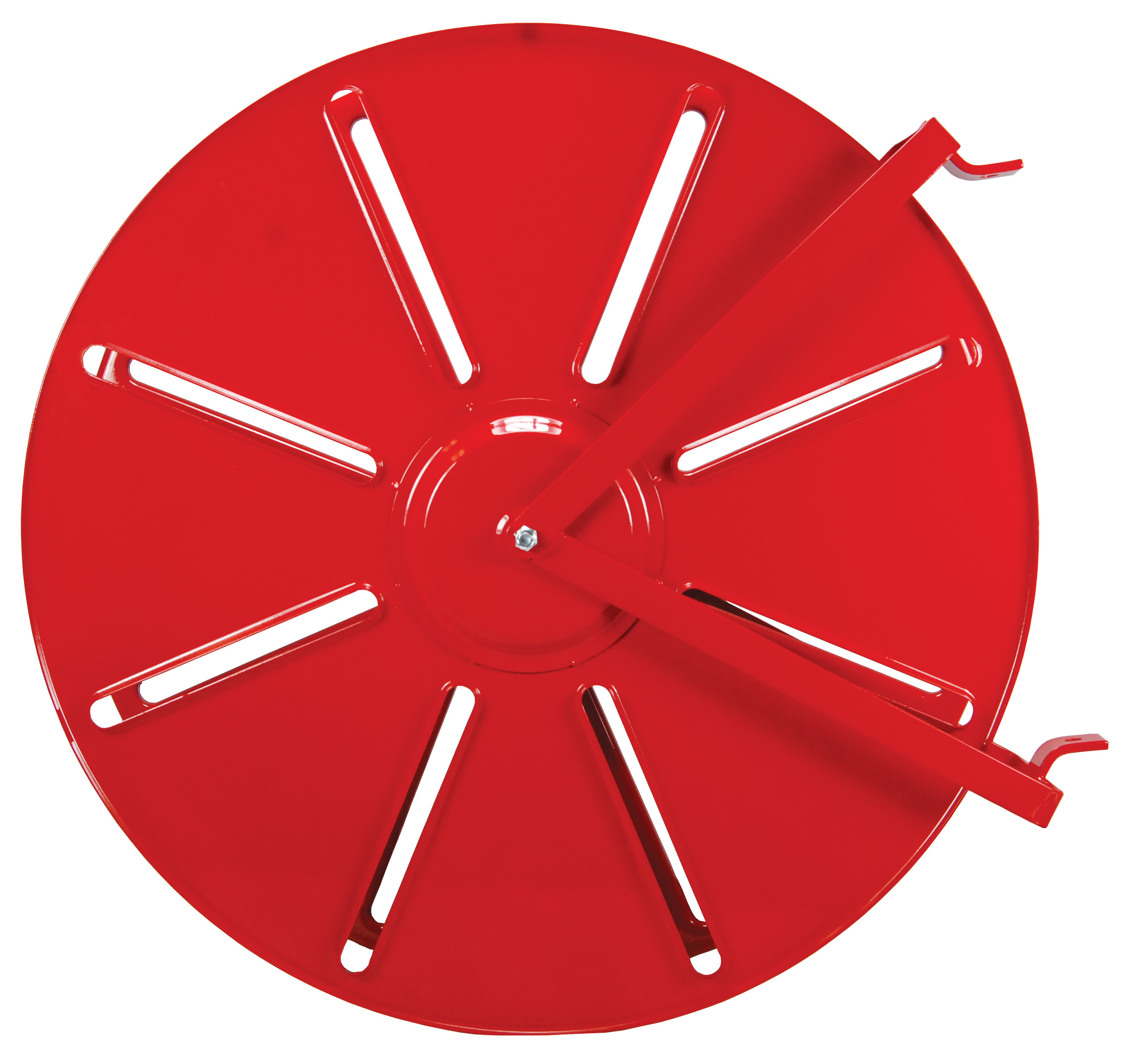 HEAVY DUTY, HIGH CAPACITY SWING TYPE HOSE STORAGE REEL